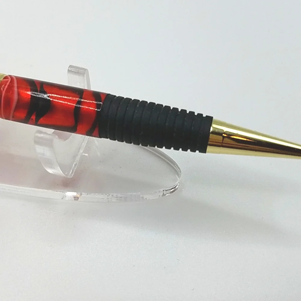 Handcrafted Ruby & Onyx Executive Pen
